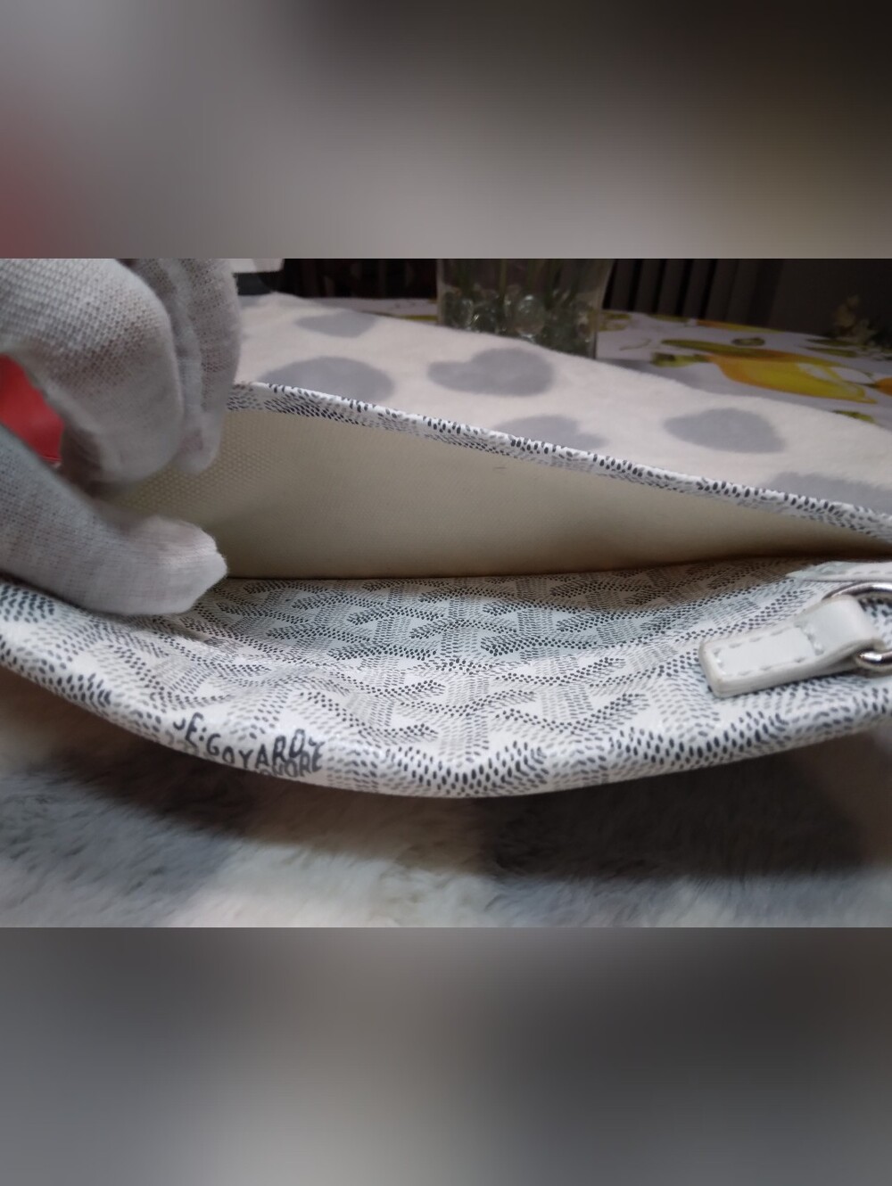 Goyard White Patterned Women's Wallet - Picture 12 of 16